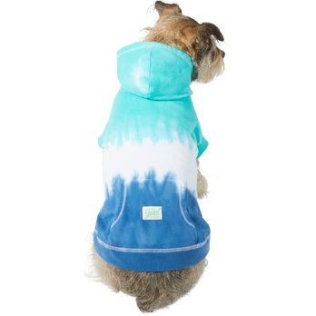 All Good Things Green Tie Dye Dog Hoodie, Green