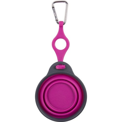 Dexas Popware For Pets Polypropylene Travel Dog Cup with Bottle Holder & Carabiner, 8-oz Product background