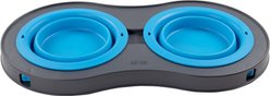 Dexas Popware for Pets Polypropylene Double Elevated Dog Feeder slide 2 of 2