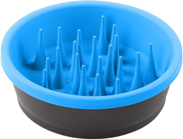 Dexas Popware For Pets Silicone Slow Feeder Dog & Cat Wellness Bowl, 6-cups slide 1 of 2