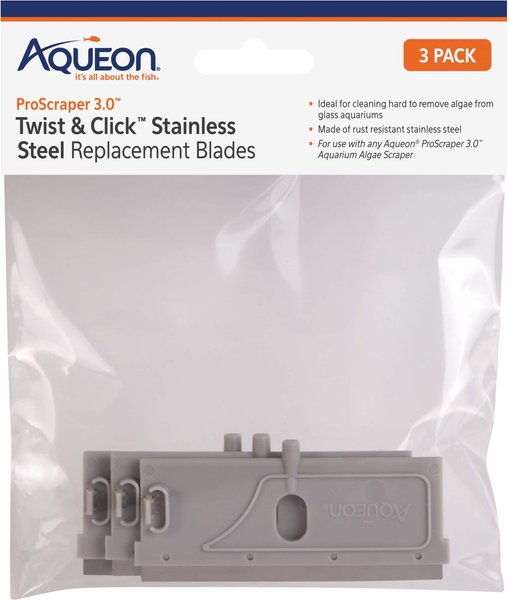 Aqueon ProScraper 3.0 Twist & Click Stainless Steel Replacement Blades slide 1 of 7