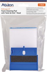 Aqueon ProScraper 3.0 Foam Cleaning Pad with Twist & Click Head