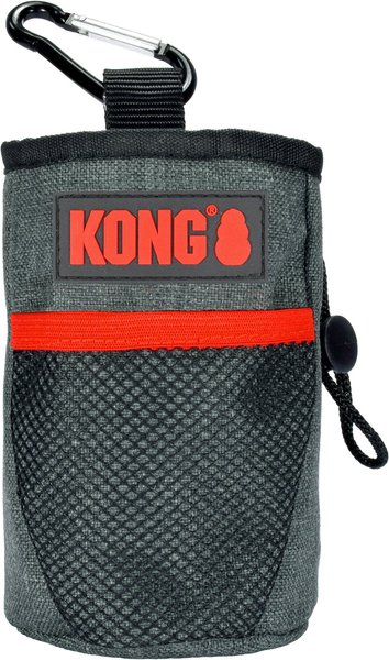 KONG Dog Treat Bag, Red & Black, Small slide 1 of 5