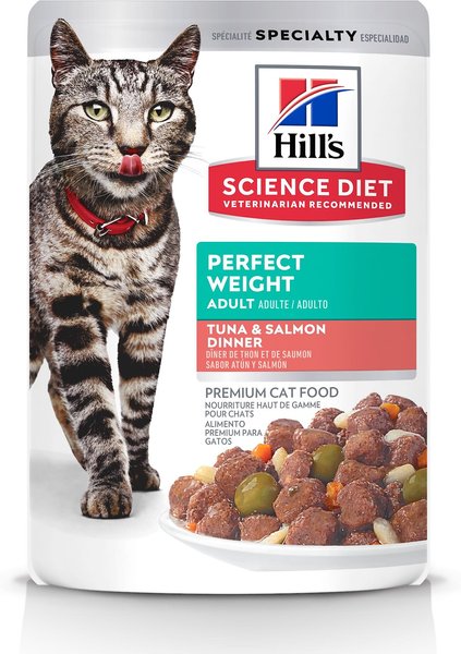 HILL S SCIENCE DIET Adult Perfect Weight Salmon Tuna Canned Cat