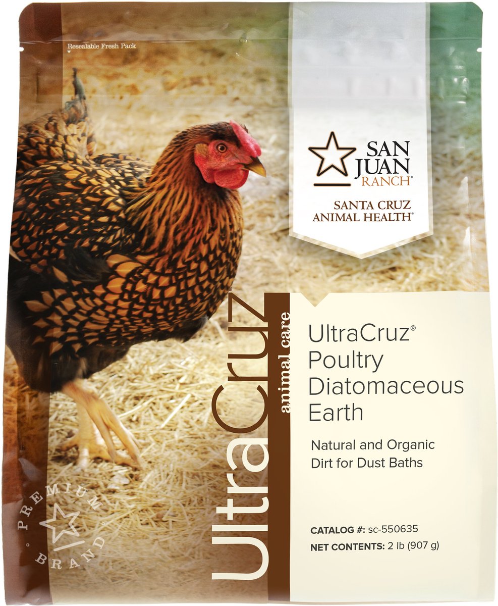 ULTRACRUZ Diatomaceous Earth Poultry Supplement 2 lb bag Chewy