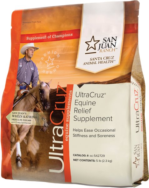 UltraCruz Relief Recovery Pellets Horse Supplement, 5-lb bag slide 1 of 4