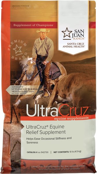 UltraCruz Relief Recovery Pellets Horse Supplement, 10-lb bag slide 1 of 4