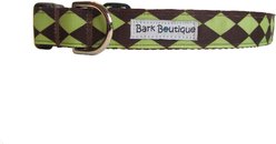 Bark Boutique Harlequin Standard Dog Collar, Medium: 10 to 17-in neck, 1-in wide