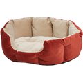 MidWest Tulip Style Dog Bed, Medium, Russet