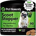 PetHonesty Scoot Stopper Chicken Flavored Soft Chews Digestive Dog Supplement, 90 count