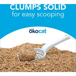 Okocat Original Premium Wood Clumping Cat Litter, 26-lb bag
