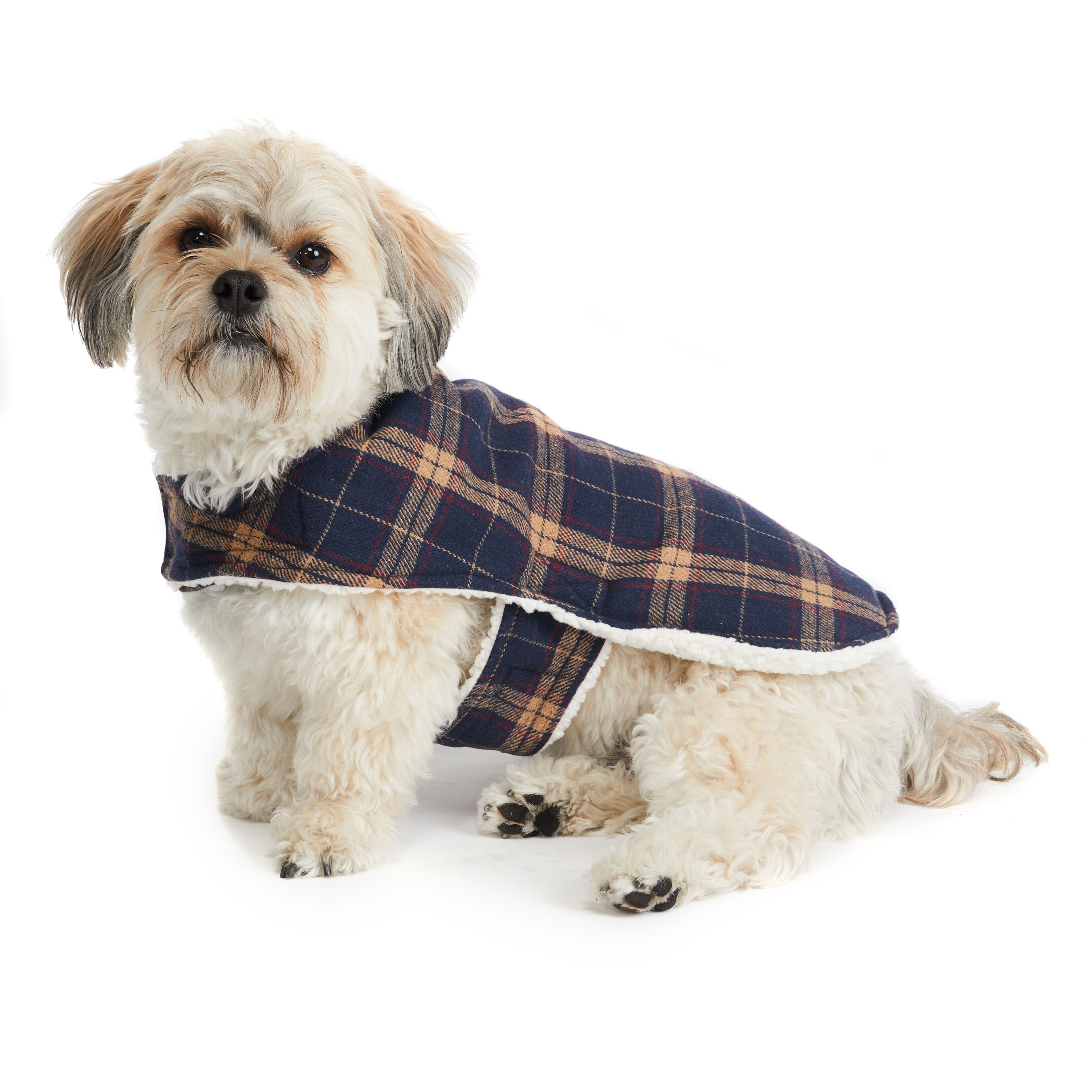 HOTEL DOGGY Dog Blanket Coat, Navy Customer Questions