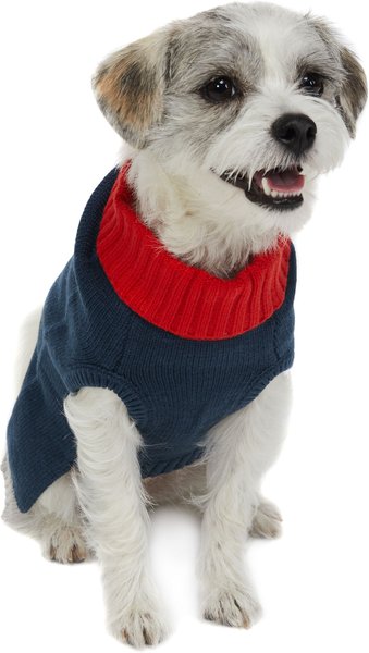 Hotel Doggy Dog Ski Sweater, Insignia Blue, Small slide 1 of 5