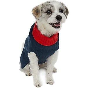 Hotel Doggy Dog Ski Sweater, Insignia Blue, Small