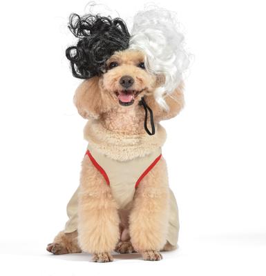 Show full view: Fetch For Pets Disney Villains Halloween Cruella Dog Costume, Large slide 3 of 6