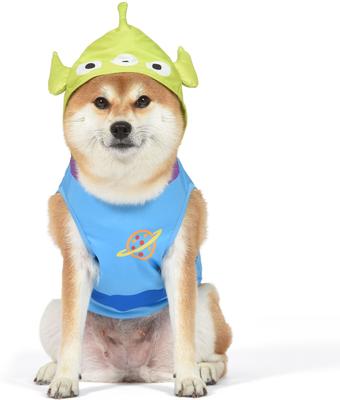 Show full view: Fetch For Pets Disney Halloween Toy Story Aliens Dog Costume, Medium slide 2 of 5