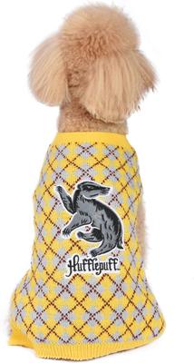 Show full view: Fetch For Pets Harry Potter Hufflepuff Dog Sweater, Medium slide 3 of 5