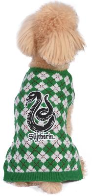 Show full view: Fetch For Pets Harry Potter Slytherin Dog Sweater, Medium slide 4 of 6