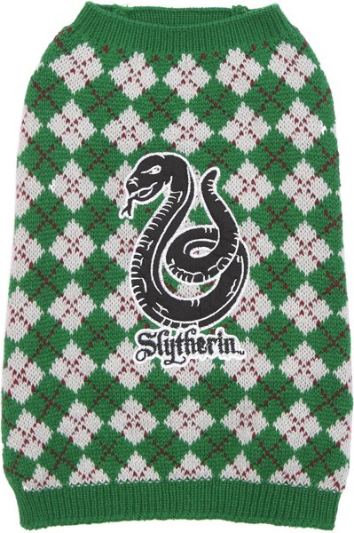 Show full view: Fetch For Pets Harry Potter Slytherin Dog Sweater, Medium slide 5 of 5