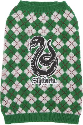 Show full view: Fetch For Pets Harry Potter Slytherin Dog Sweater, Medium slide 6 of 6