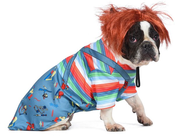 Fetch for Pets NBC Horror Chucky Halloween Dog Costume, XX-Large slide 1 of 5