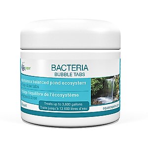 Aquascape Bacteria Bubble Tabs Fish, 36 count