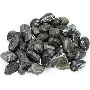 Aquascape Black River Pond Pebbles, 22-lb bag