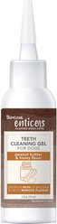 TropiClean Enticers Peanut Butter & Honey Flavor Teeth Cleaning Dog Dental Gel, 2-oz tube