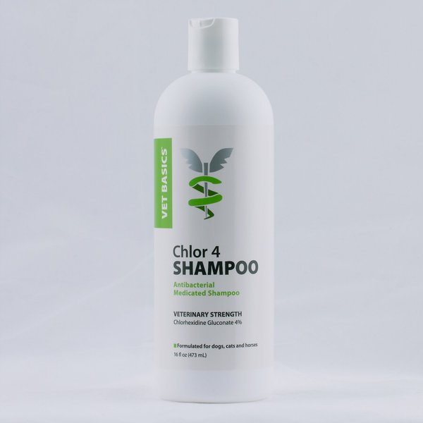 Vet Basics Chlor Dog & Cat 4 Shampoo, 16-oz bottle slide 1 of 3