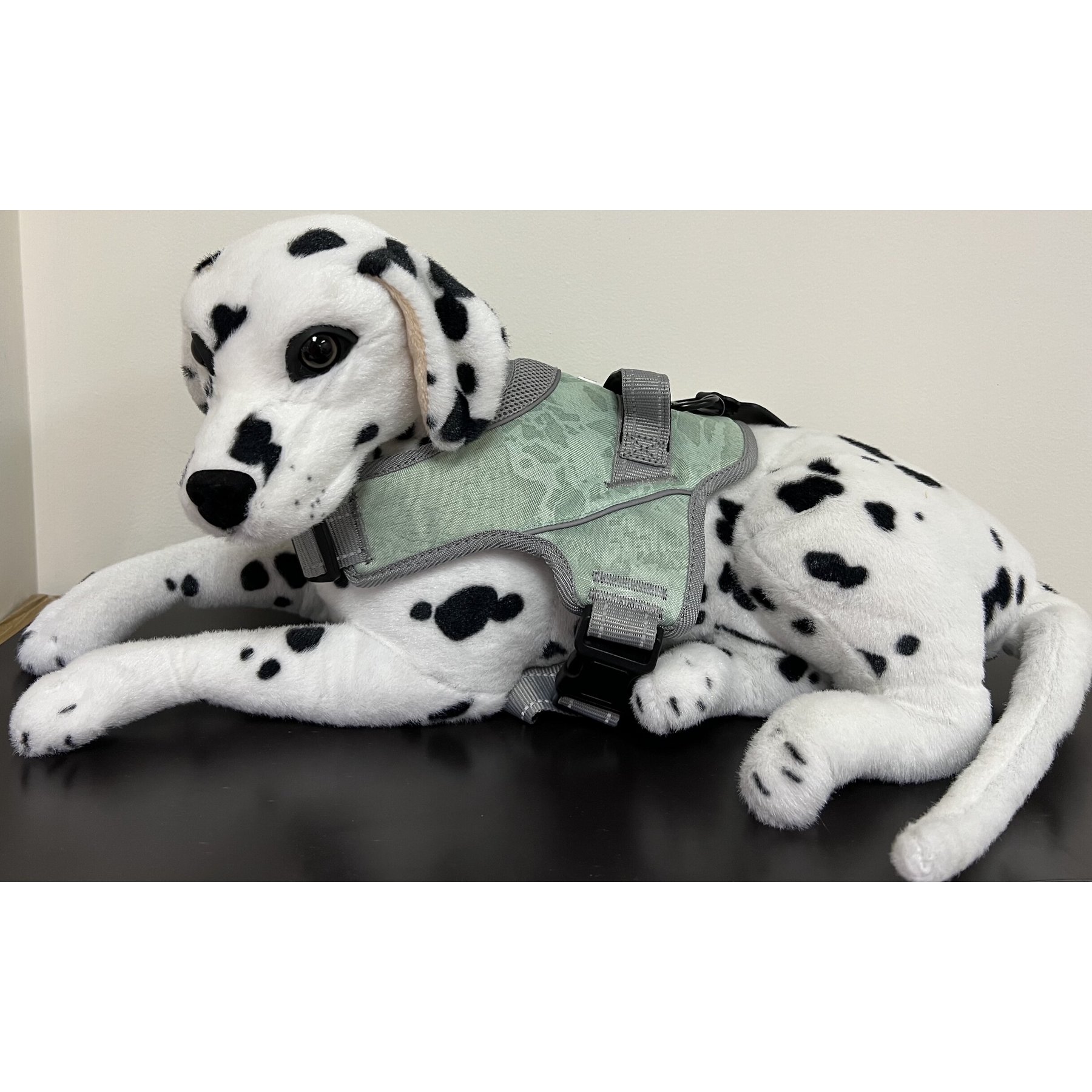Doggy Tales Realtree Patented Hart Dog Harness, Lime Green, 55-in