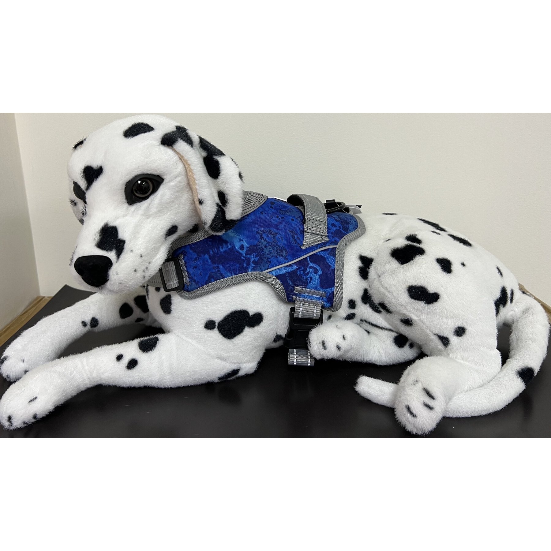 Doggy Tales Realtree Patented Hart Dog Harness, Standard Blue, 45-in