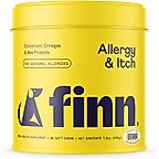 Finn Allergy & Itch Beef Liver Flavored Soft Chew Allergy Supplement for Dogs, 90 count