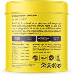 Finn Allergy & Itch Beef Liver Flavored Soft Chew Allergy Supplement for Dogs, 90 count slide 2 of 9
