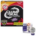 Feliway Optimum Enhanced Calming Pheromone Cat Diffuser Kit + Arm & Hammer Litter Clump & Seal Multi-Cat Scented Clumping Clay Litter