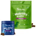 Zesty Paws Advanced Mobility Chicken Flavored Chews Hip & Joint Supplement for Senior Dogs & Mobility OraStix Mint Flavored Dental Chews