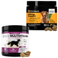 PetHonesty Duck Flavored Soft Chews Multivitamin for Senior Dogs + Allergy Support Salmon Flavored Soft Chews Allergy Supplement
