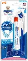 Nylabone Advanced Oral Care Puppy Dental Kit + Teething Pacifier Chew Toy slide 2 of 9