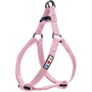 Pawtitas Recycled Reflective Dog Harness, Pink, X-Small