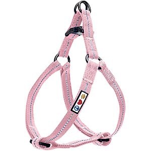 Pawtitas Recycled Reflective Dog Harness, Pink, Small