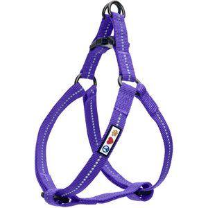 Pawtitas Recycled Reflective Dog Harness, Purple, Small