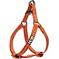 Pawtitas Recycled Reflective Dog Harness, Orange, Small