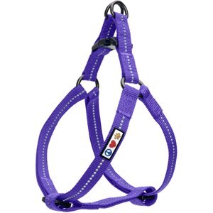 Pawtitas Recycled Reflective Dog Harness, Purple, Medium