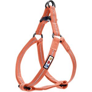 Pawtitas Recycled Reflective Dog Harness, Coral, Large
