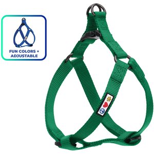Pawtitas Solid Dog & Cat Harness, Green Dark, Small