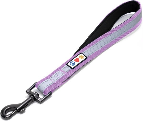 Pawtitas Padded Reflective Short Dog Leash, Purple, Large slide 1 of 8