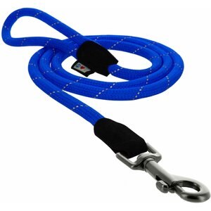 Pawtitas Reflective Rope Dog Leash, 6-ft, Blue, Small