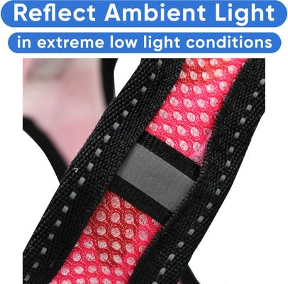 Show full view: Pawtitas Reflective Mesh Dog Harness, Camouflage Pink, X-Small slide 4 of 10