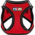 Pawtitas Reflective Mesh Dog Harness, Red, Small
