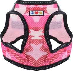 Pawtitas Reflective Mesh Dog Harness, Camouflage Pink, Small