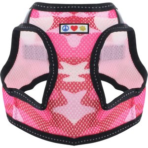 Pawtitas Reflective Mesh Dog Harness, Camouflage Pink, Small